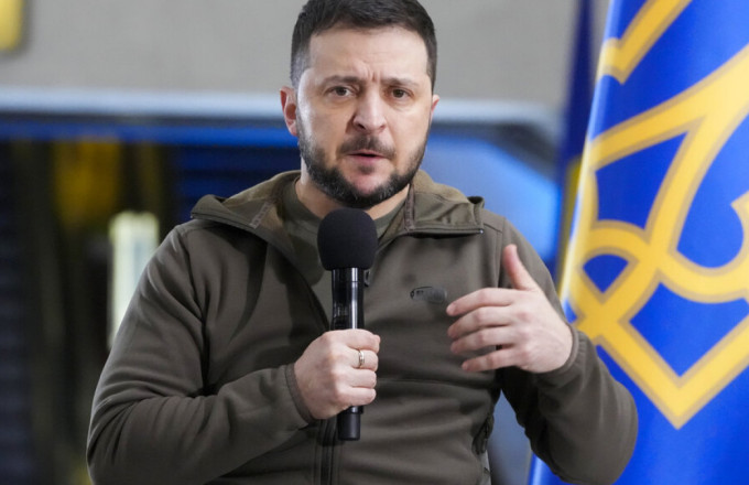 πρόεδρος της Ουκρανίας Βολοντίμιρ Ζελένσκι