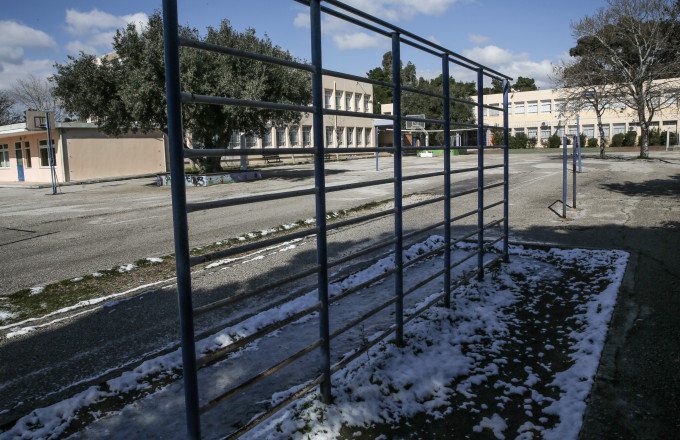Χιόνι σχολεία