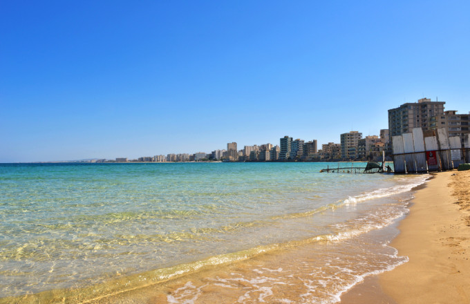 deserted town Varosha in Famagusta