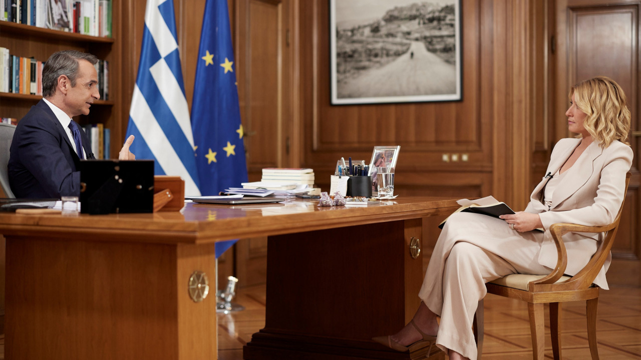 Απόψε η μεγάλη συνέντευξη του Κ. Μητσοτάκη στο κεντρικό δελτίο ειδήσεων του ΣΚΑΪ με τη Σία Κοσιώνη Απόψε η μεγάλη συνέντευξη του Κ. Μητσοτάκη στο κεντρικό δελτίο ειδήσεων του ΣΚΑΪ με τη Σία Κοσιώνη