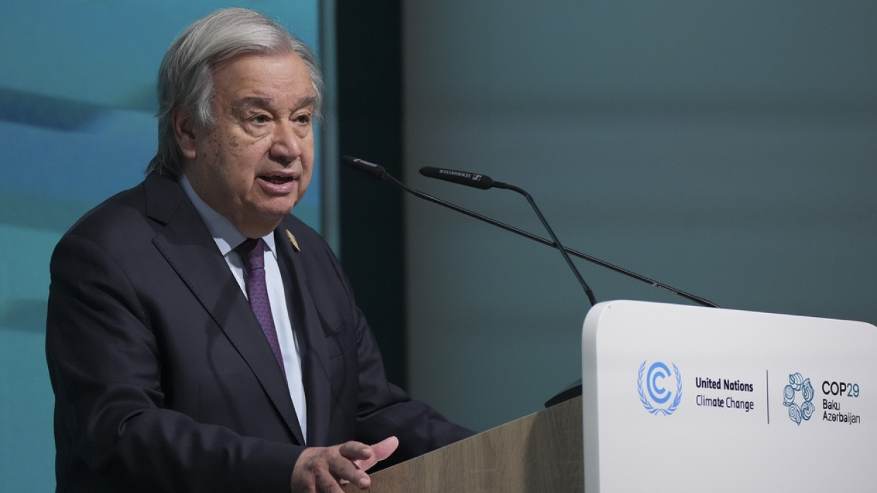 COP29: Με ανάμεικτα συναισθήματα υποδέχτηκε τη συμφωνία για το κλίμα ο γενικός γραμματέας του ΟΗΕ