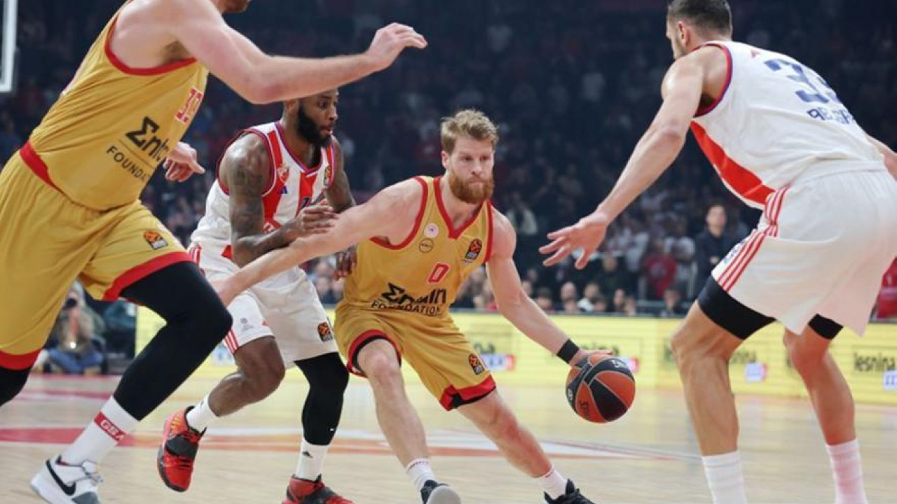 Euroleague: Βαριά ήττα για τον Ολυμπιακό στο Βελιγράδι, 87-73 από τον Ερυθρό Αστέρα