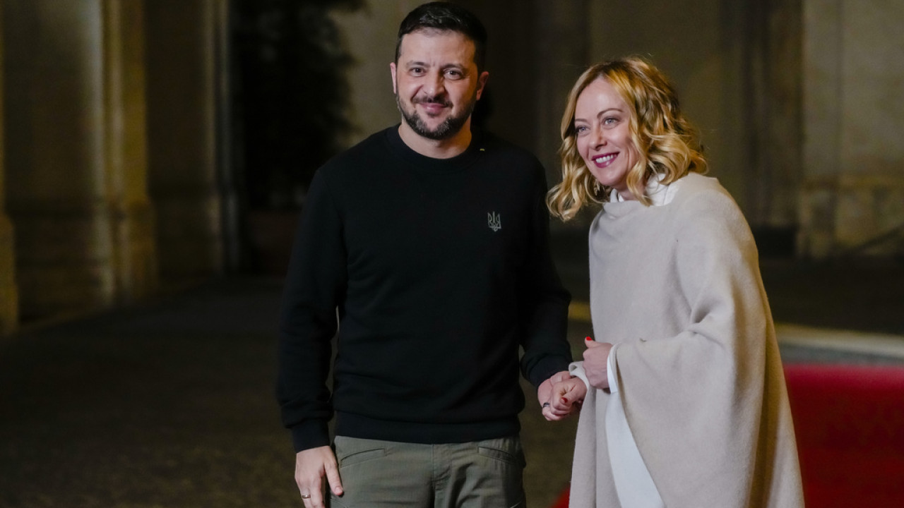 Συνάντηση Μελόνι – Ζελένσκι – «Η ιταλία θα συνεχίσει να προσφέρει στη νόμιμη άμυνα της Ουκρανίας» Συνάντηση Μελόνι – Ζελένσκι – «Η ιταλία θα συνεχίσει να προσφέρει στη νόμιμη άμυνα της Ουκρανίας»