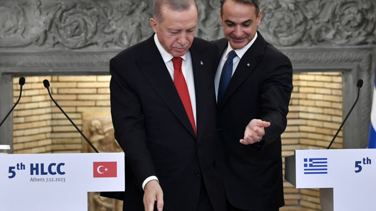 Στη Χάγη Μητσοτάκης και Ερντογάν Στη Χάγη Μητσοτάκης και Ερντογάν