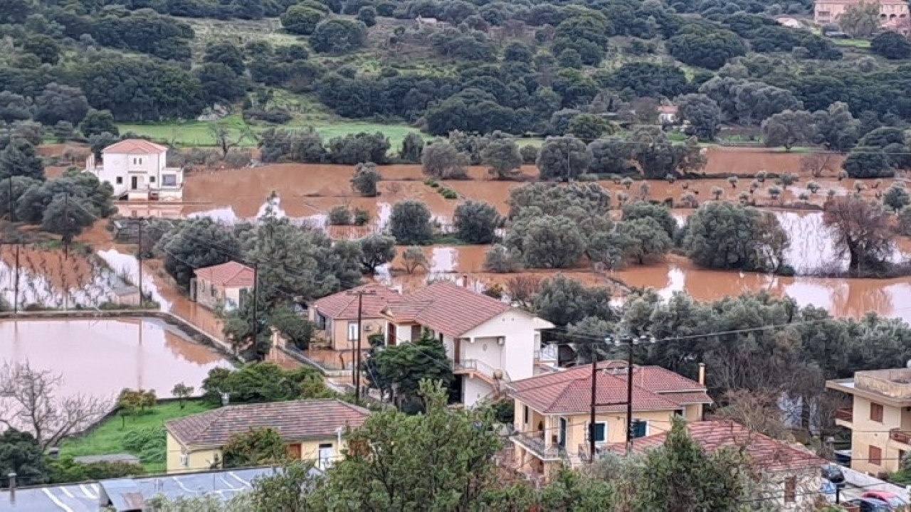 Κεφαλονιά: Κατολισθήσεις και ζημιές από την κακοκαιρία