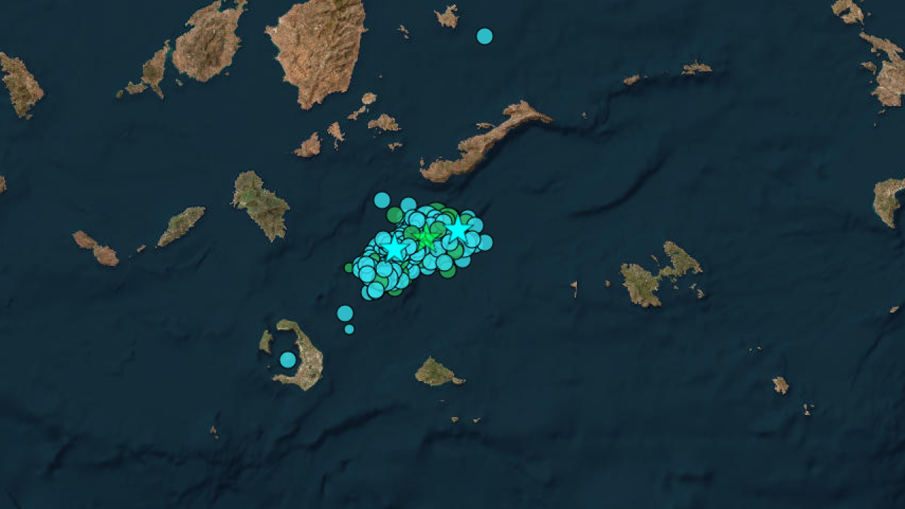 Σεισμός αισθητός στην Αθήνα – 5,3 Ρίχτερ ανάμεσα σε Σαντορίνη-Αμοργό