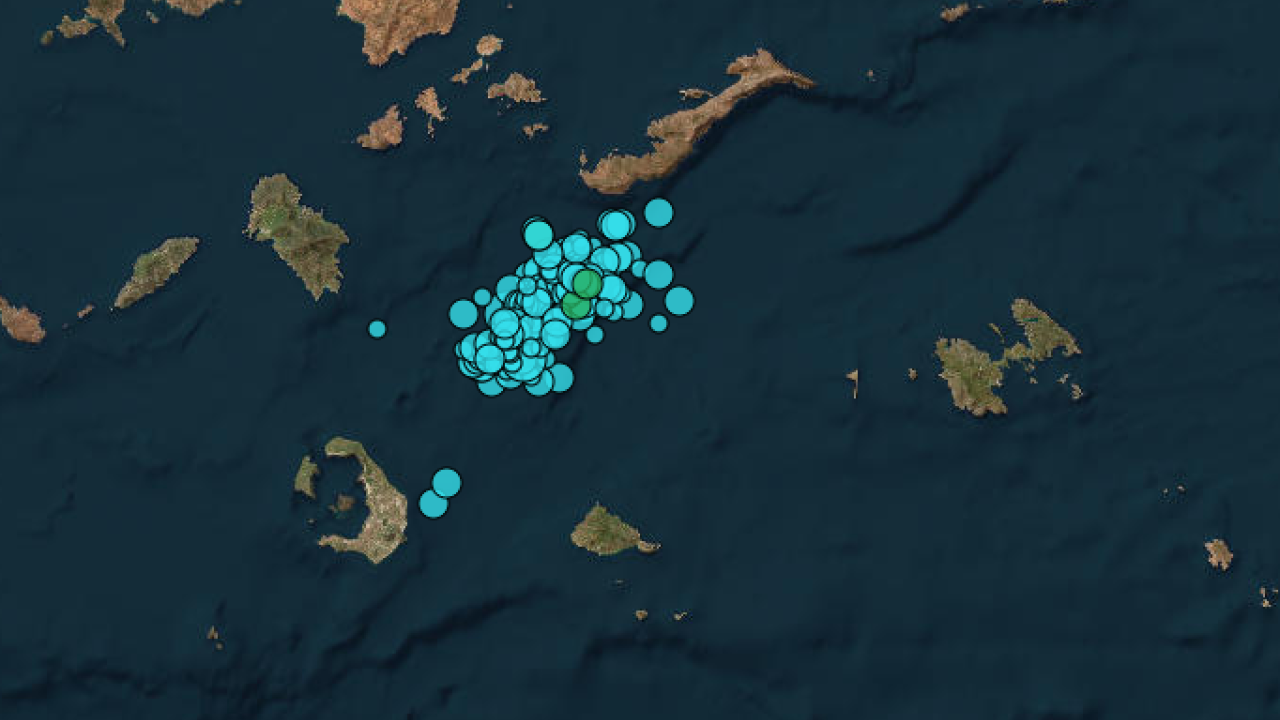 Σαντορίνη – Αμοργός: Νέος σεισμός 4,1 Ρίχτερ