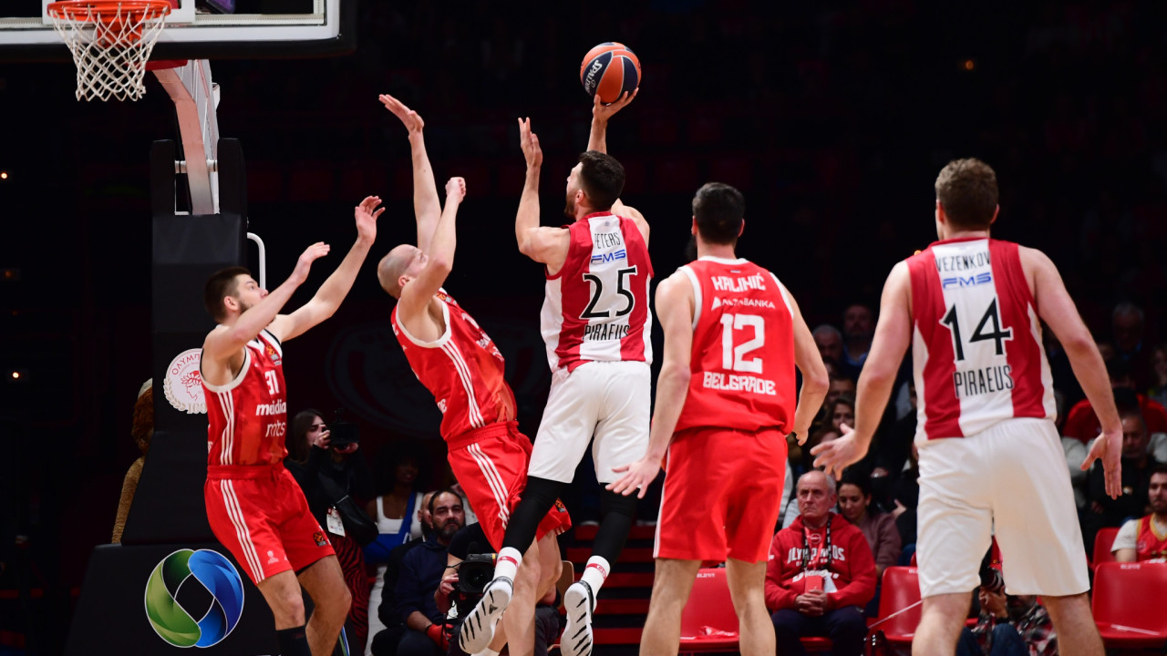 Euroleague: Κκαός ο Ολυμπιακός, έχασε με 81-73 από τον Ερυθρό Αστέρα