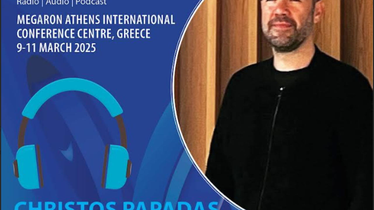 Ο Χρήστος Παπαδάς στο διεθνές συνέδριο Radioday’s Europe 2025