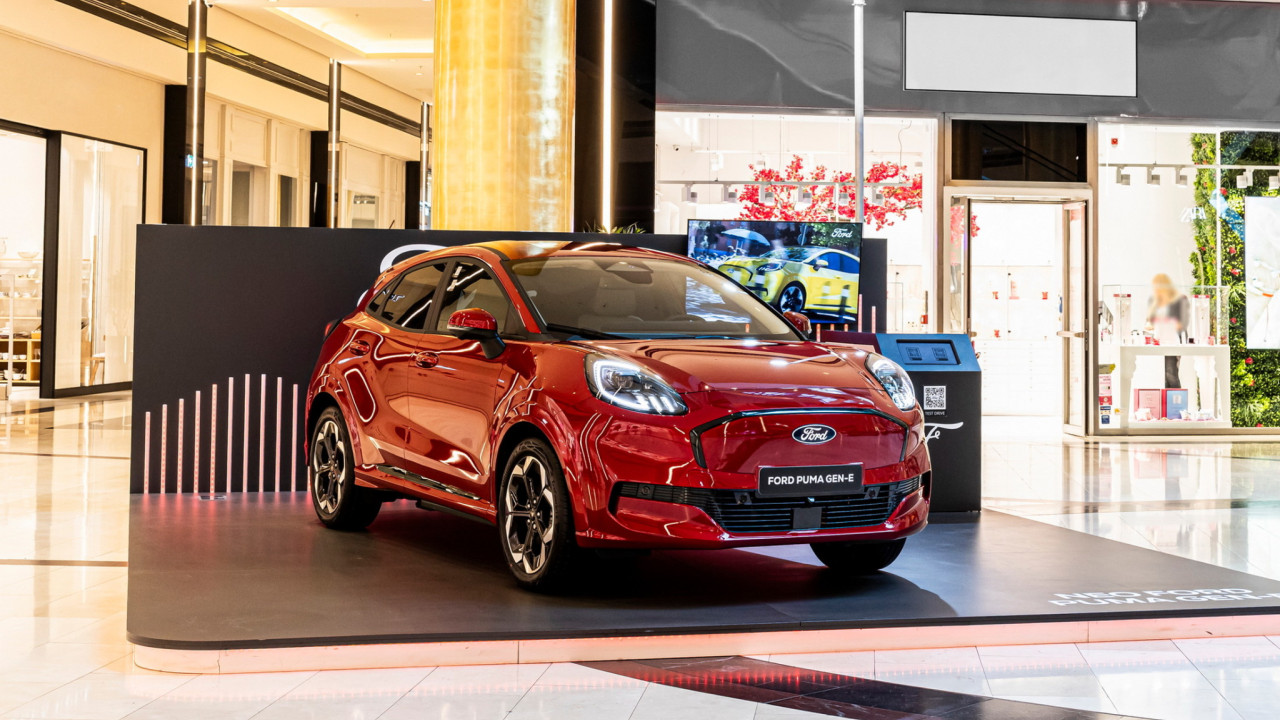 Το νέο αμιγώς ηλεκτρικό Ford Puma Gen-E μαγνητίζει το ενδιαφέρον στο Golden Hall