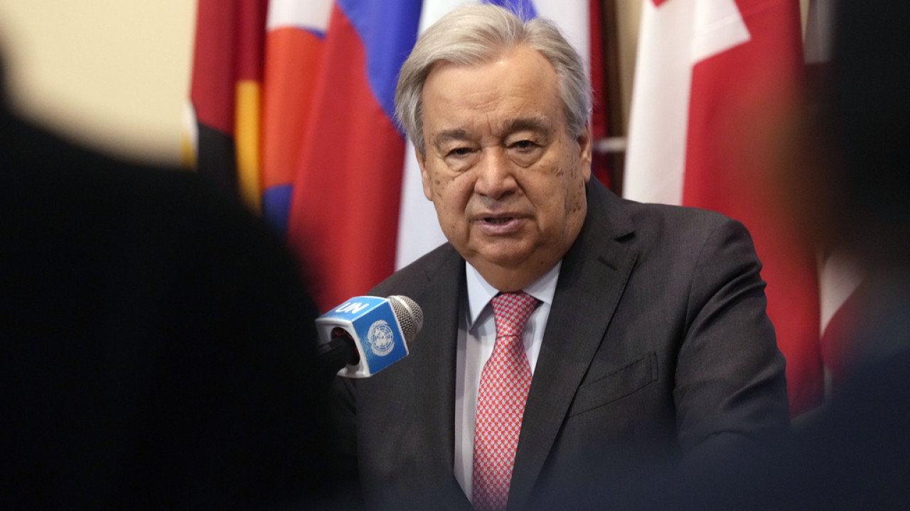 Γκουτέρες στη διεθνή διάσκεψη για το Παλαιστινιακό: «Η σημερινή διάσκεψη αποτελεί μια σπάνια και αναντικατάστατη ευκαιρία»