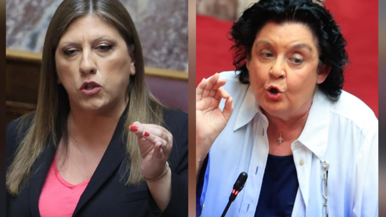 «Γνωστή συκοφάντρια»: Μετωπική σύγκρουση Ζωής Κωνσταντοπούλου - Λιάνας Κανέλλη στη Βουλή