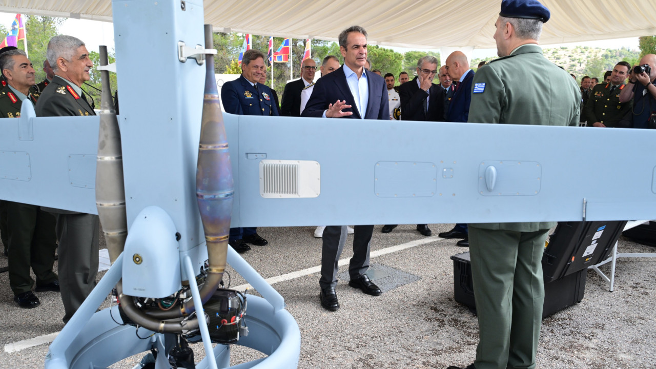 ΑΣΔΕΝ: Ο Κυριάκος Μητσοτάκης στην τελετή ένταξης των δύο υπερσύγχρονων drones V-BAT - Δείτε βίντεο των δυνατοτήτων τους