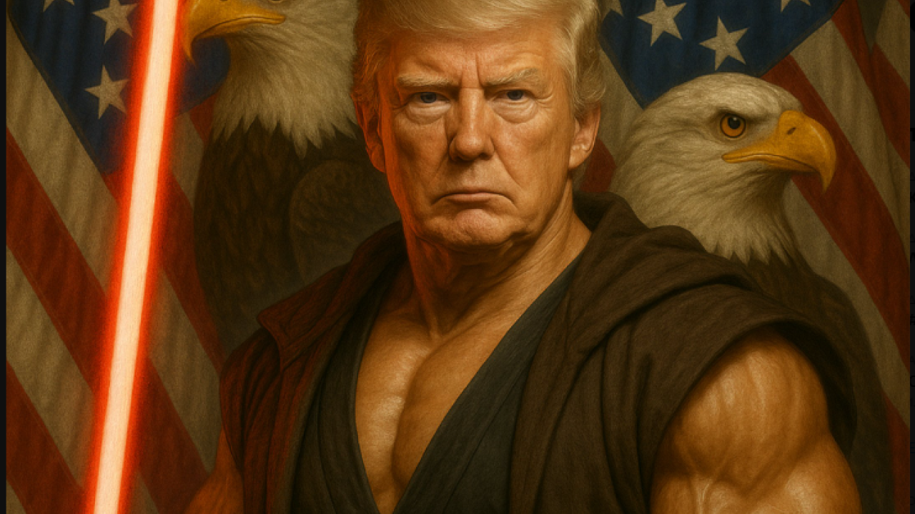 Ο Τραμπ από Πάπας… Τζεντάι: May the force be with… us