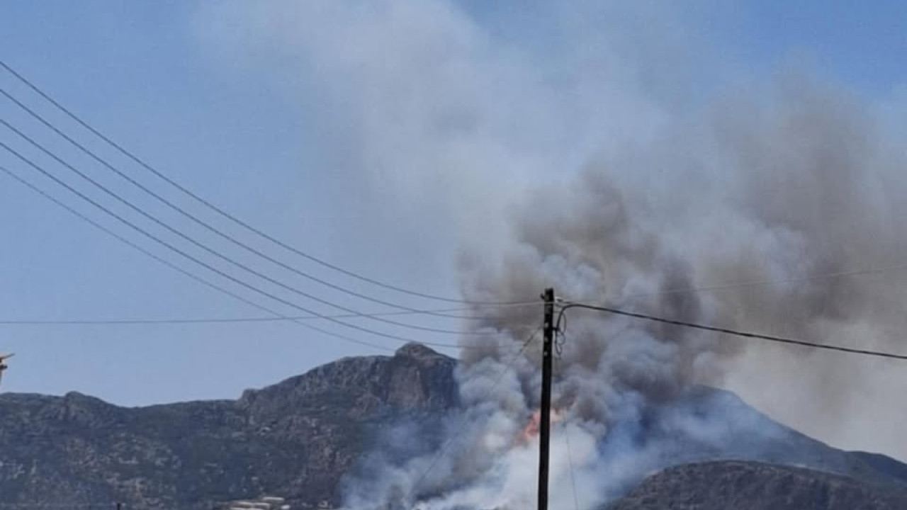 Φωτιά σε αγροτοδασική έκταση στη Μονεμβασιά Φωτιά σε αγροτοδασική έκταση στη Μονεμβασιά