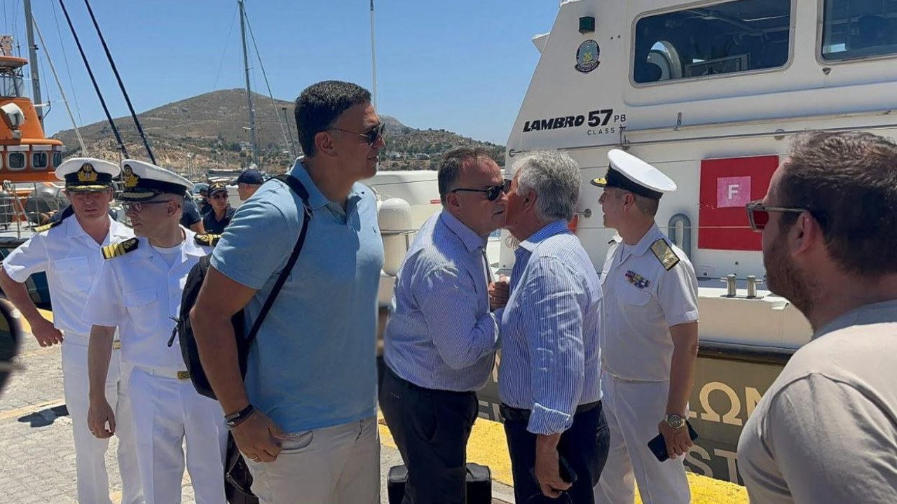 Β. Κικίλιας από Λέρο: «Αναβαθμίζουμε τις λιμενικές υποδομές- Προχωράμε στην ανάπτυξη μονάδων αφαλάτωσης»