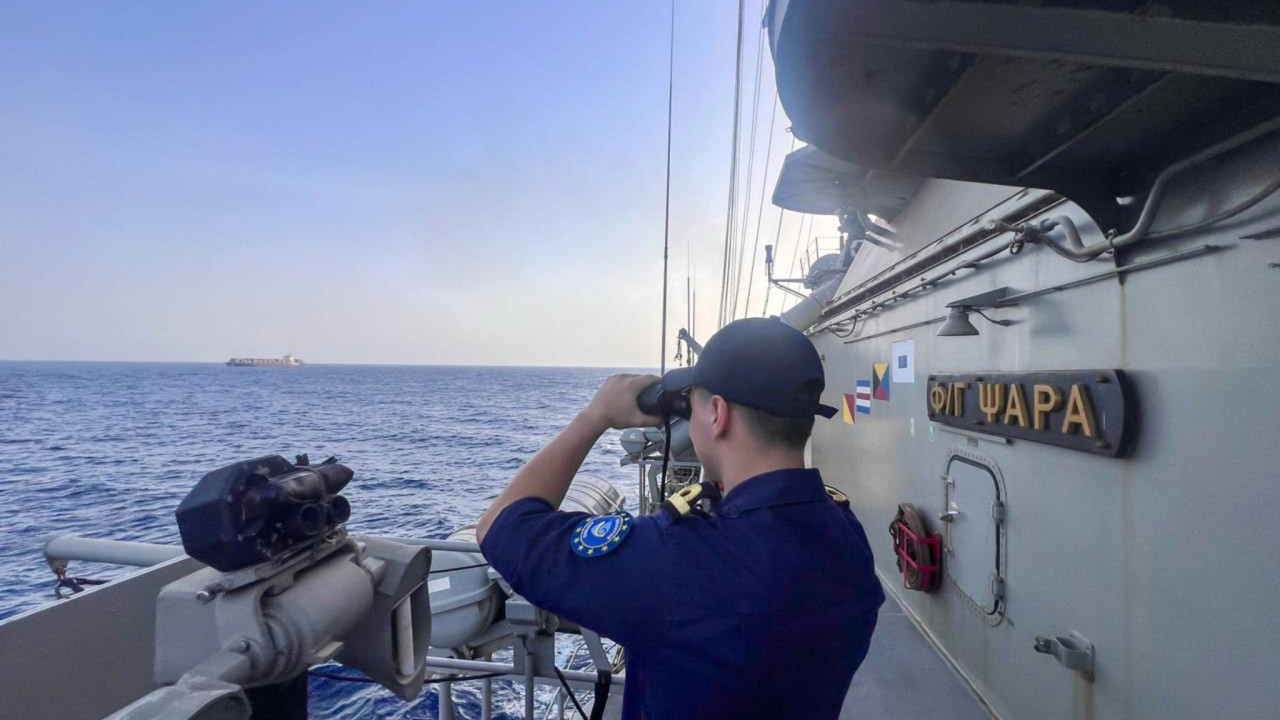 Συνεκπαίδευση της φρεγάτας «Ψαρά» με τη φρεγάτα «Tarkash» του ινδικού Πολεμικού Ναυτικού Συνεκπαίδευση της φρεγάτας «Ψαρά» με τη φρεγάτα «Tarkash» του ινδικού Πολεμικού Ναυτικού