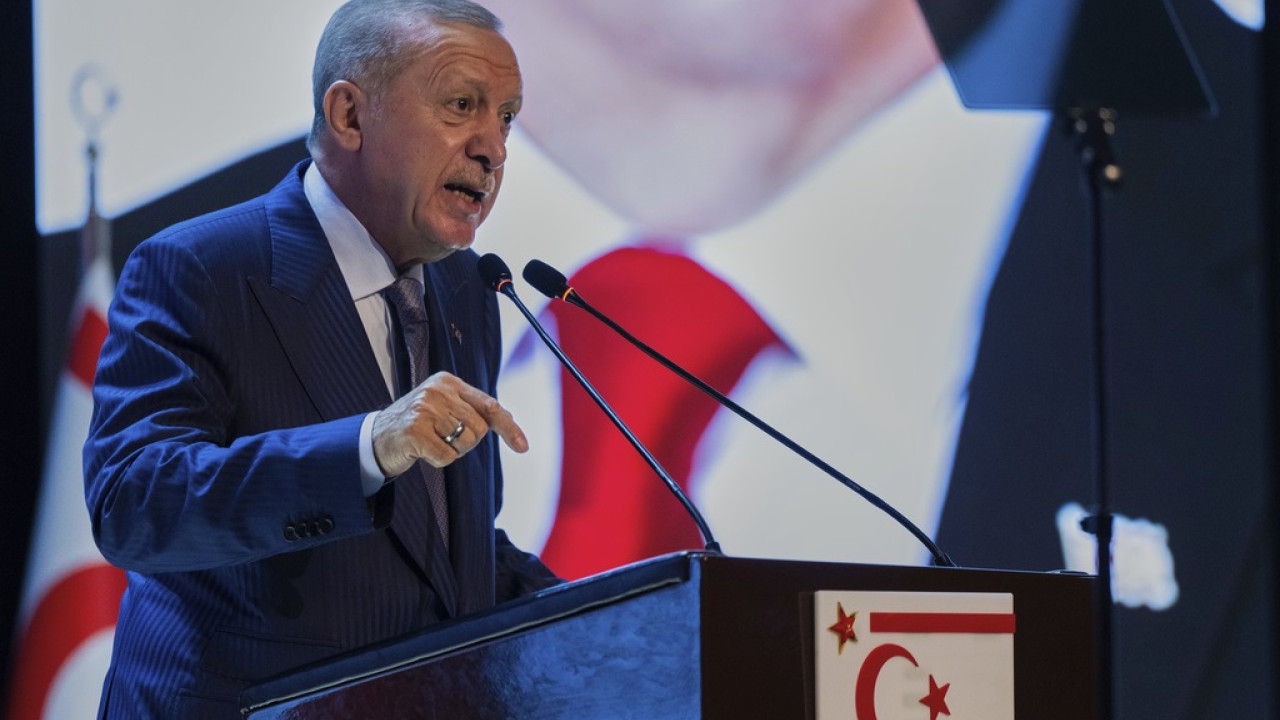 Ερντογάν: «Δεν συζητάμε για ομοσπονδία στην Κύπρο – Μόνο δύο κράτη» Ερντογάν: «Δεν συζητάμε για ομοσπονδία στην Κύπρο – Μόνο δύο κράτη»