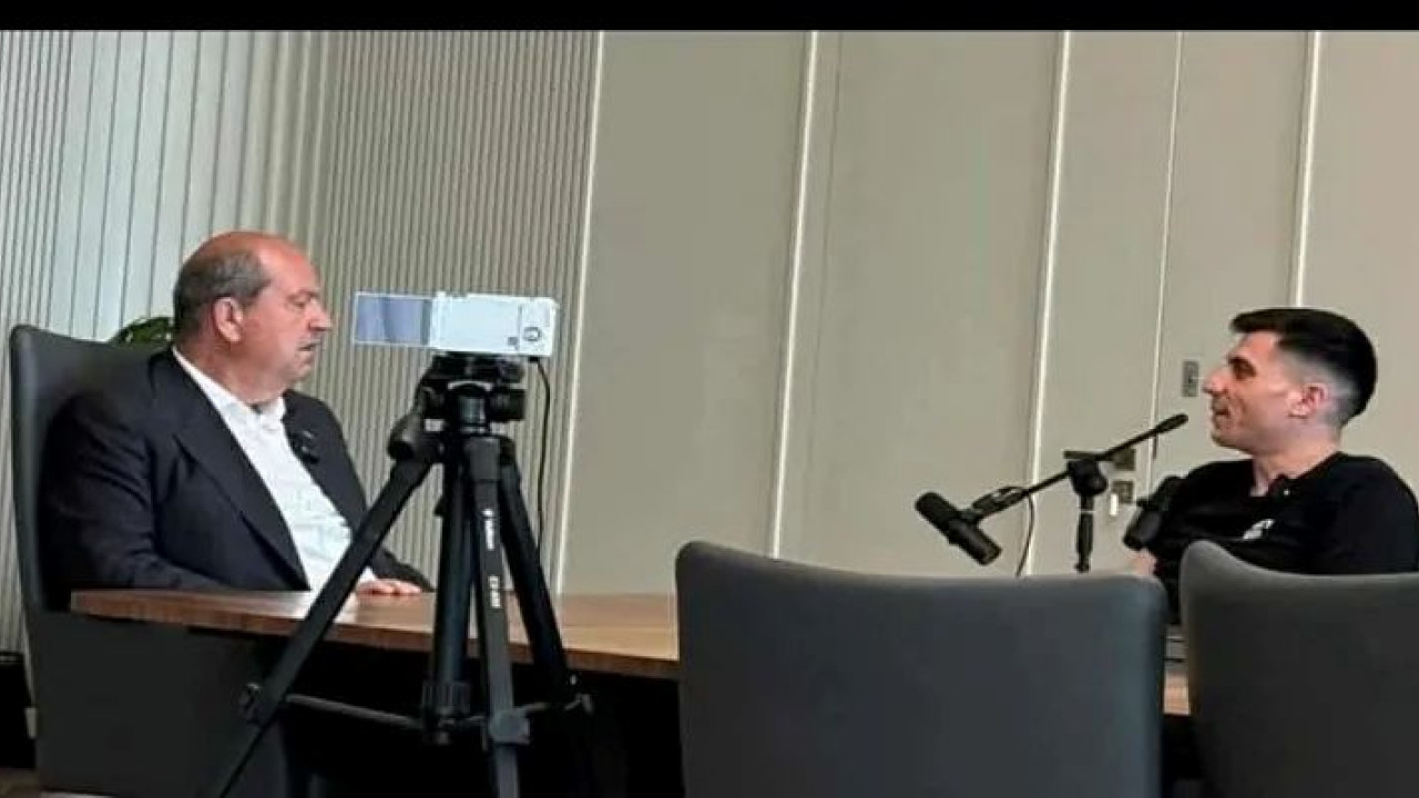 Πήρε συνέντευξη από τον Τατάρ ο Φειδίας στο ψευδοπροεδρικό στα Κατεχόμενα - Δείτε φωτογραφίες