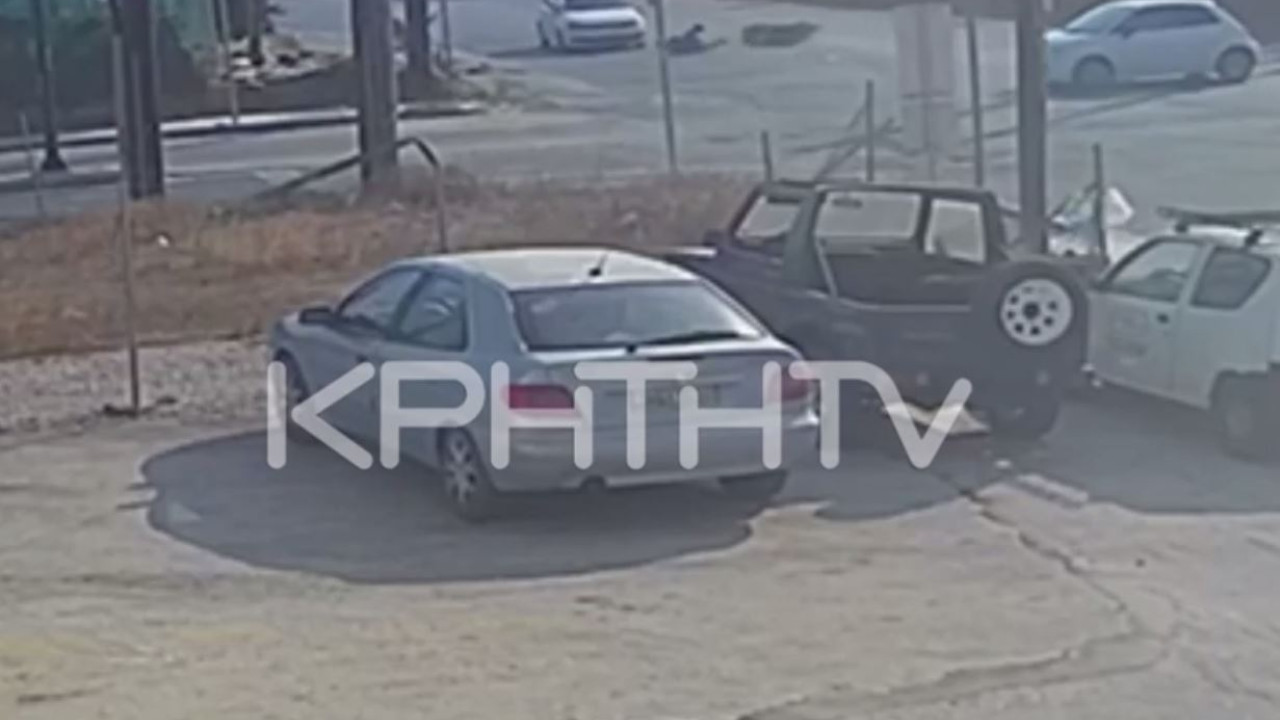Ιεράπετρα: Οδηγός μοτοσυκλέτας πέφτει μετά από σύγκρουση και 2ο ΙΧ περνάει από πάνω του