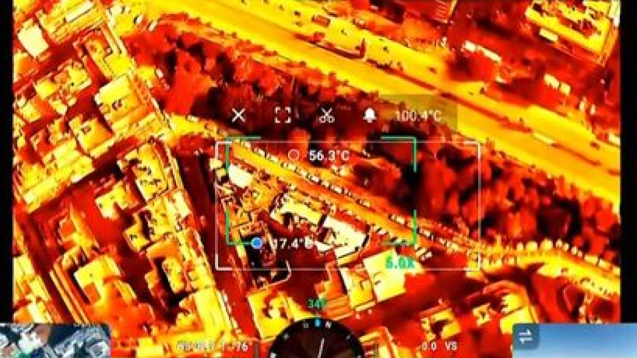 Θερμική κάμερα καταγράφει θερμοκρασίες…κόλασης – Πάνω από 60 βαθμούς Κελσίου