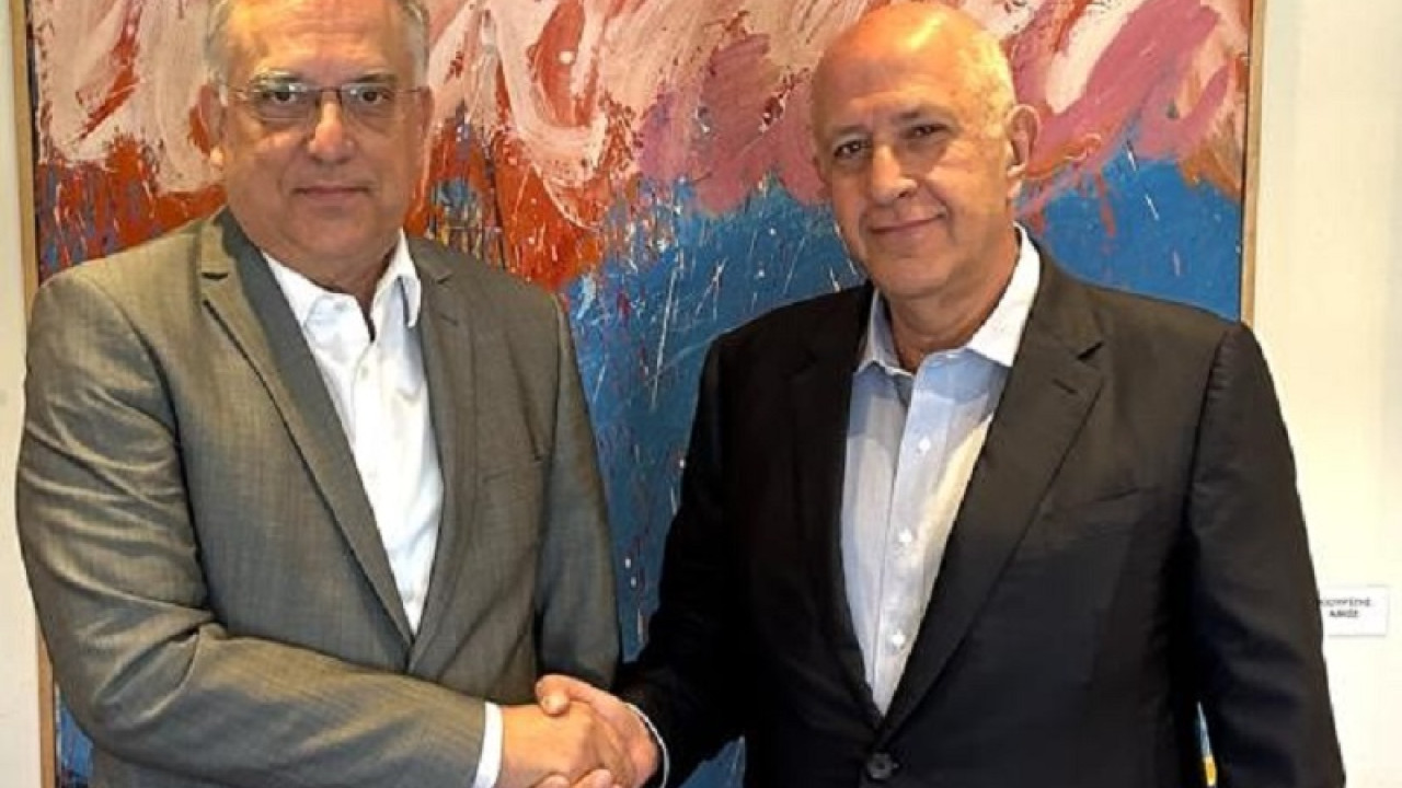 Συνάντηση Τάκη Θεοδωρικάκου με τον πρόεδρο του ΣΕΒ, Σπύρο Θεοδωρόπουλο Συνάντηση Τάκη Θεοδωρικάκου με τον πρόεδρο του ΣΕΒ, Σπύρο Θεοδωρόπουλο