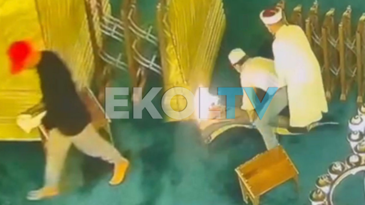 Απόπειρα εμπρησμού στην Αγιά Σοφιά – Βίντεο με δράστη να βάζει φωτιά