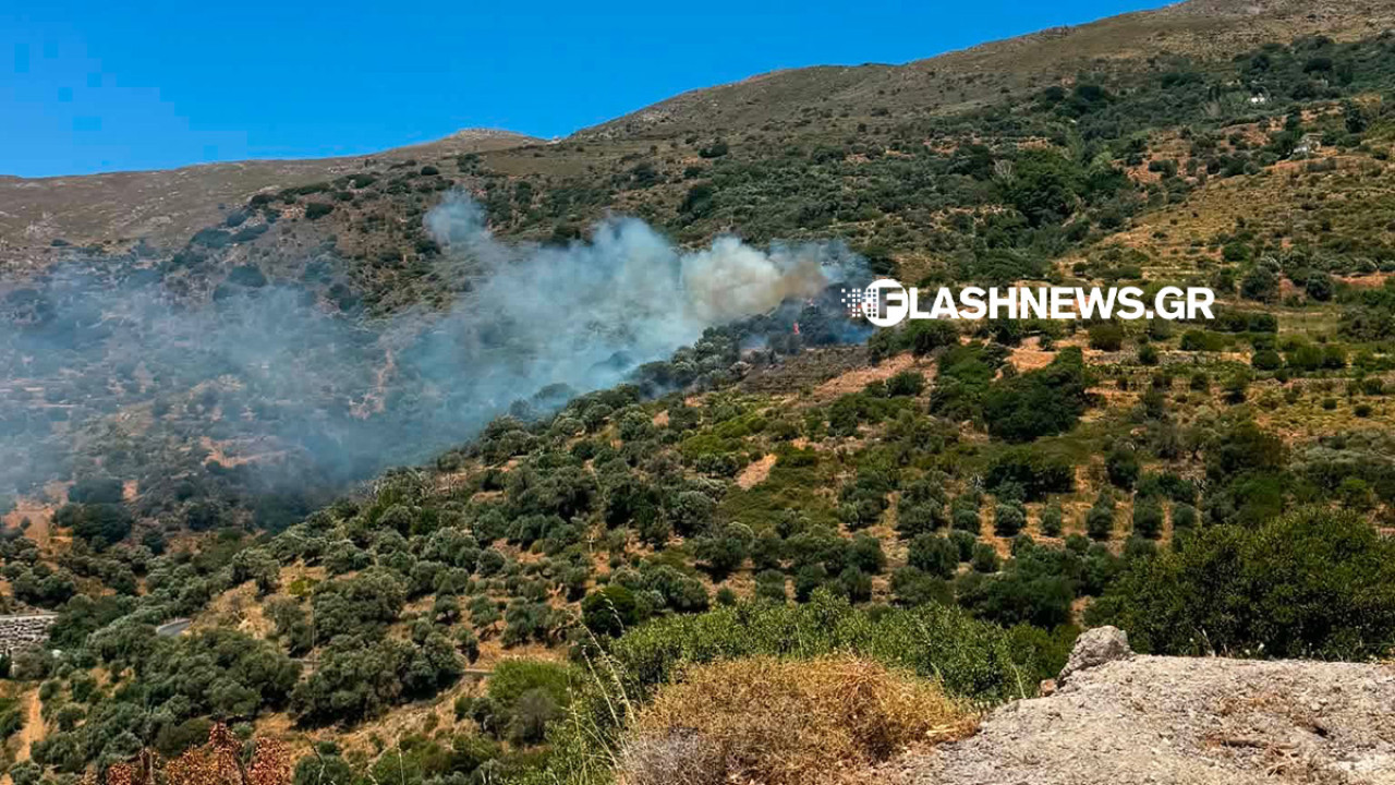 Χωρίς ενεργό μέτωπο η φωτιά στον Κίσσαμο Χανίων Χωρίς ενεργό μέτωπο η φωτιά στον Κίσσαμο Χανίων