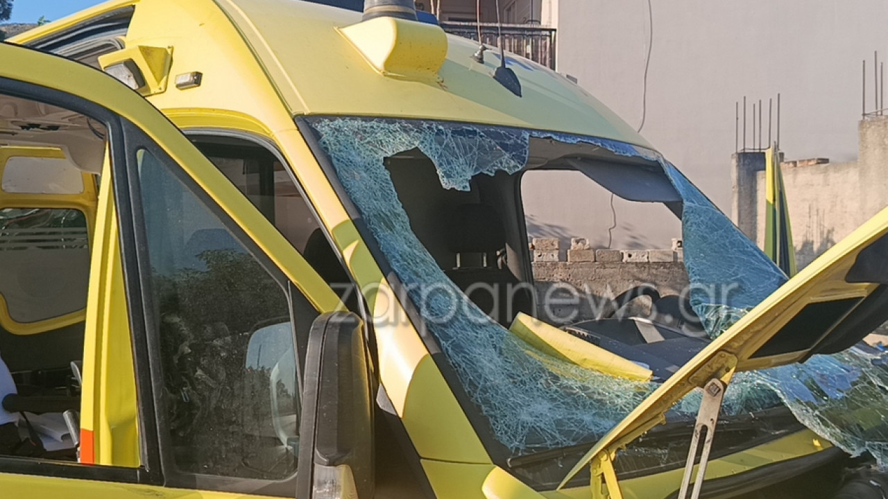 ΔΥΣΤΥΧΗΜΑ ΣΤΑ ΧΑΝΙΑ: ΑΣΘΕΝΟΦΟΡΟ ΤΟΥ ΕΚΑΒ ΣΥΓΚΡΟΥΣΤΗΚΕ ΜΕ ΙΧ – ΝΕΚΡΟΣ Ο ΑΣΘΕΝΗΣ - ΕΙΚΟΝΕΣ, ΒΙΝΤΕΟ