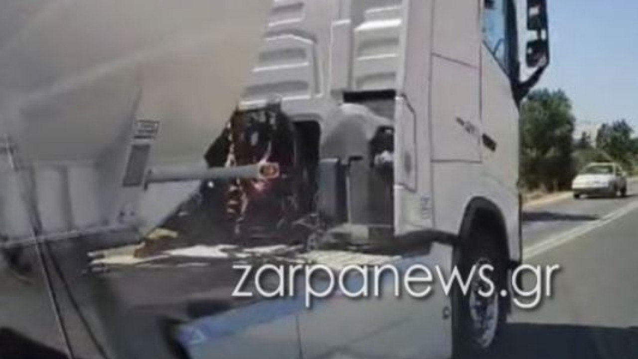 Βίντεο – σοκ στα Χανιά: Πολύ επικίνδυνη προσπέραση βυτιοφόρου έξω από το αεροδρόμιο