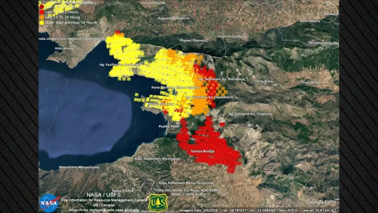 «MEGA FIRE» Η ΦΩΤΙΑ ΣΕ ΒΟΙΩΤΙΑ ΚΑΙ ΑΤΤΙΚΗ – ΞΕΠΕΡΑΣΕ ΤΑ 100.000 ΣΤΡΕΜΜΑΤΑ Η ΚΑΜΕΝΗ ΕΚΤΑΣΗ