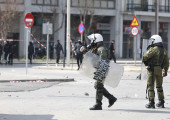 Μεγάλη αστυνομική επιχείρηση σε εξέλιξη στη Θεσσαλονίκη για τη σύλληψη μελών ακροδεξιών οργανώσεων αστυνομία