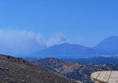 Ρέθυμνο: Φωτιά σε χαμηλή βλάστηση στην Κρύα Βρύση