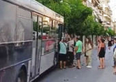 Αίγιο: Οδηγός λεωφορείου υπέστη ανακοπή- Tο όχημα έπεφτε πάνω σε άλλα ΙΧ
