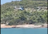 Ελικόπτερο στις Σπέτσες