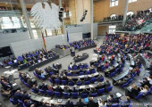 Ολομέλεια Bundestag κατά την εκλογή καγκελαρίου