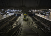 Montparnasse train station in Paris