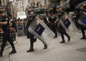Τούρκοι αστυνομικοί δρόμος