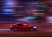 moving car