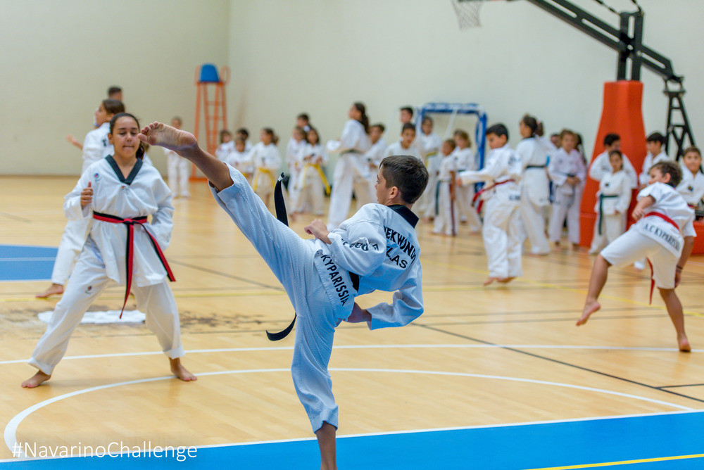 Μαθήματα taekwondo με τον Μιχάλη Μουρούτσο στο φετινό Navarino Challenge / photo by Elias Lefas @ Navarino Challenge