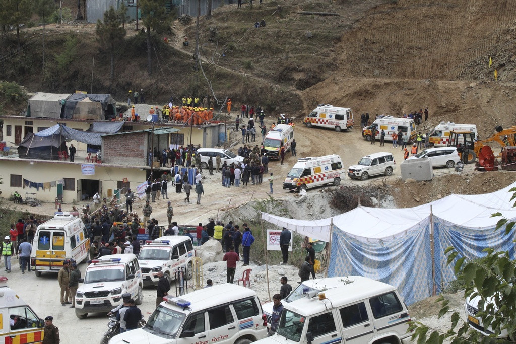 India Tunnel Collapse