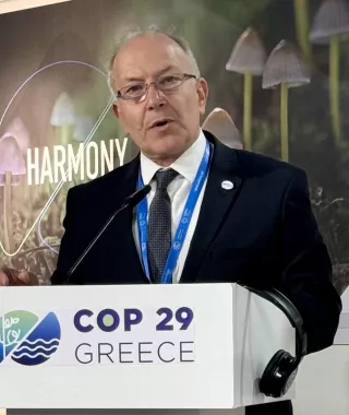 Γκίκας στην COP29 στο Μπακού: «Η Ελλάδα ακολουθεί μια αυστηρή αλλά δίκαιη μεταναστευτική πολιτική»