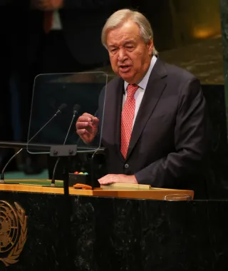 Γκουτέρες: Δεν υπάρχει εναλλακτική λύση, μόνο η λύση των δύο κρατών Ισραήλ και Παλαιστίνης