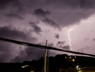 Καιρός: Υποβαθμίζεται σε πορτοκαλί η προειδοποίηση – Ισχυρές καταιγίδες και άνεμοι έως 9 μποφόρ στο Αιγαίο