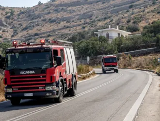Σύλληψη στη Χίο για πυρκαγιά από αμέλεια κατά τη χρήση θαμνοκοπτικού μηχανήματος