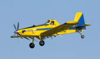 Προσθαλάσσωση Air Tractor ανοιχτά του Αστακού