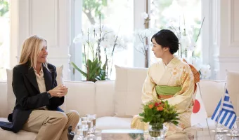 Το ξεχωριστό δώρο της Μαρέβας Μητσοτάκη στην Πριγκίπισσα Κάκο της Ιαπωνίας 