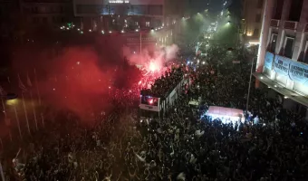 ΠΑΟΚ: Ολονύχτιο πάρτι στη Θεσσαλονίκη