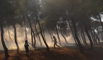 Λίγο πριν τη μια εστάλη μήνυμα από το 112 στους κατοίκους του Μαραθώνα να είναι σε ετοιμότητα