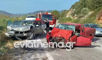 Εύβοια: Tροχαίο με έναν νεκρό και πολλούς τραυματίες 